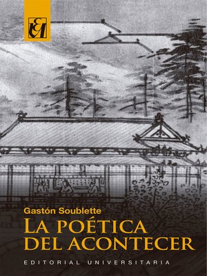 cover image of La poética del acontecer